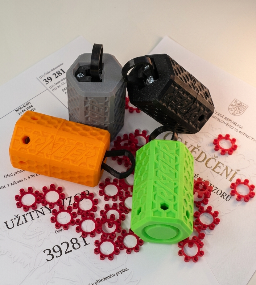 FlashStrike RIPPER ring cap grenade and utility model patent